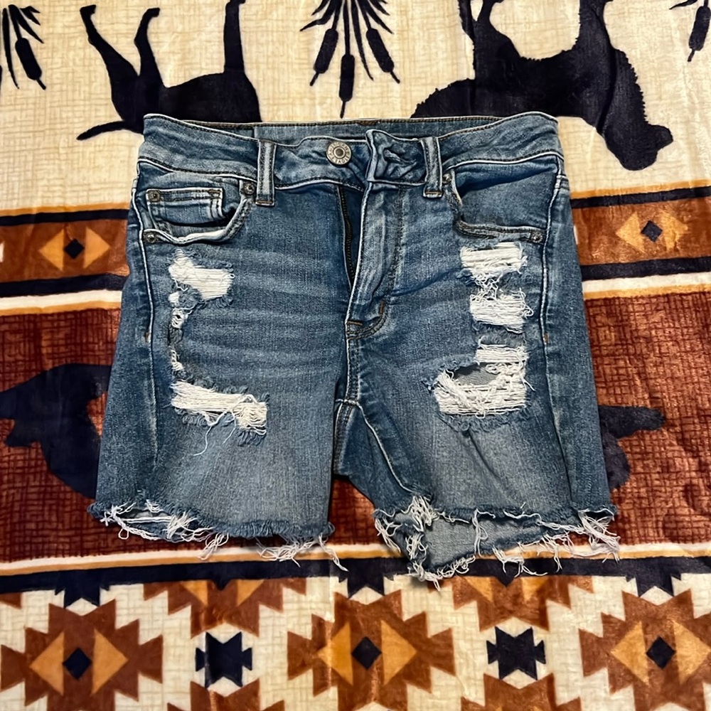 AE high rise shorts
